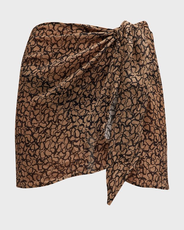 The Wrap Mini Coverup Skirt